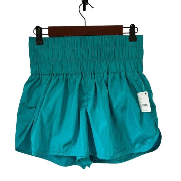 Free People Pants - NWT Free People FP Movement The Way Home Shorts TEAL